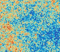 Cosmic microwave background map